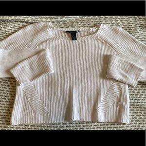 White House Black Market White Sweater